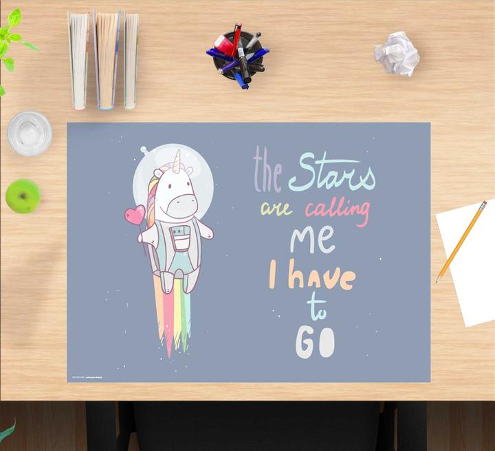 Actual product image CoverYourDesk Unicorn in Space