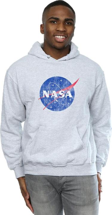 Actual product image Nasa Mens Insignia Cotton Logo Hoodie (L)