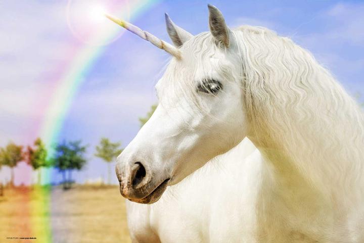 Produktbild CoverYourDesk Schreibtischunterlage Weisses Einhorn