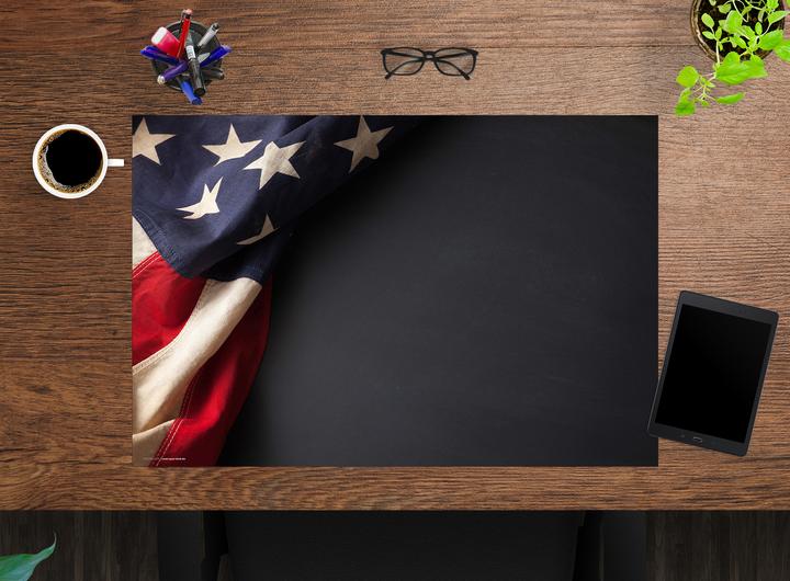 Produktbild CoverYourDesk Schreibtischunterlage Amerika Flagge