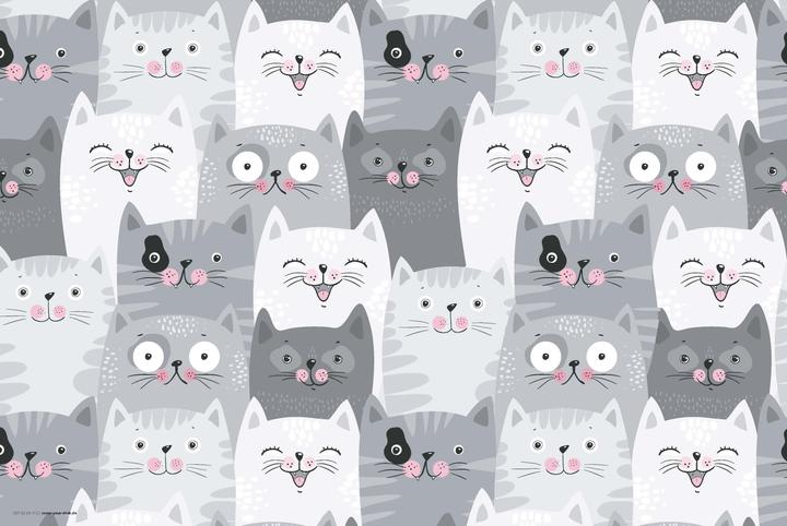 Produktbild CoverYourDesk Schreibtischunterlage Katzen-Konferenz