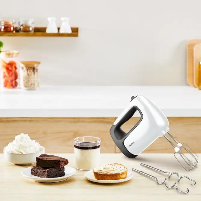 Productafbeelding Tefal HT4621 Handmixer Prep 'Mix+ wit / zwart (500 W)