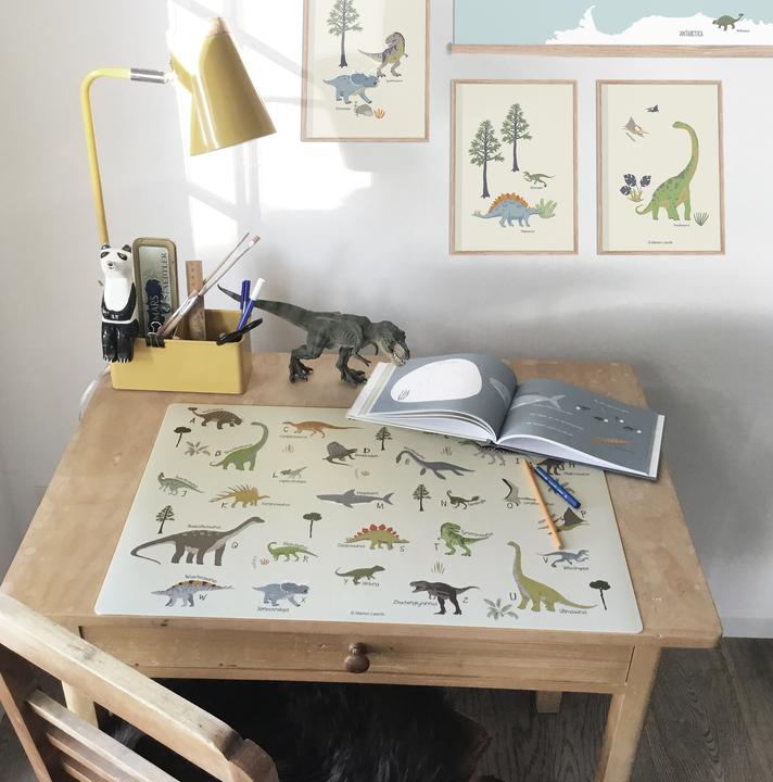 Actual product image CoverYourDesk Dinosaur World Map
