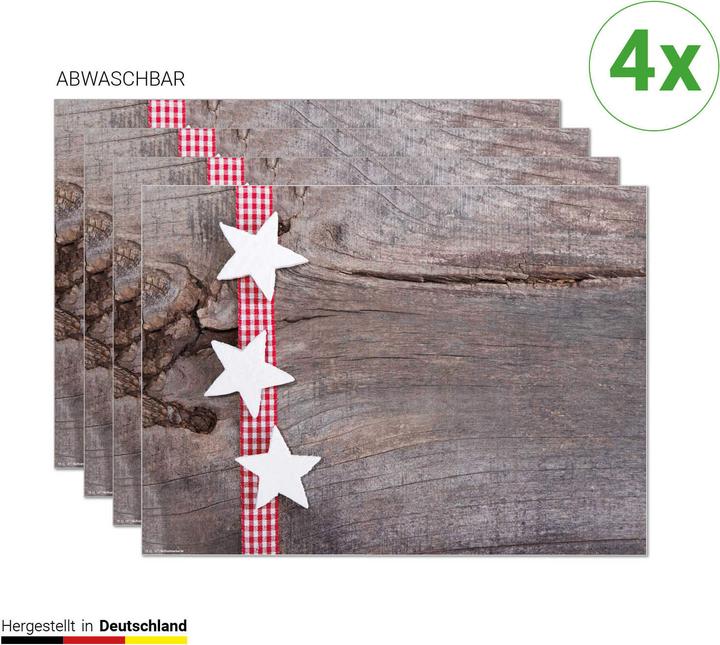 Actual product image CoverYourDesk Stars on red ribbon