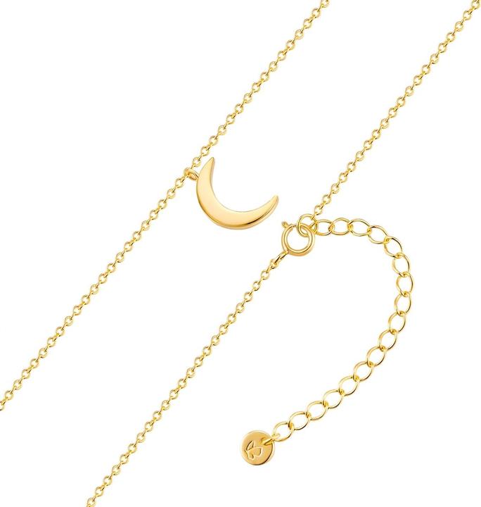 Immagine prodotto Glanzstücke München Catena da donna Moon in argento - 34448 (Argento, 40 - 45 cm)