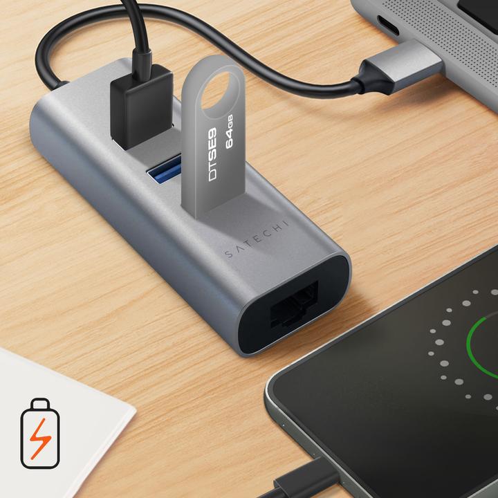 Produktbild Satechi ST-TC2N1USB31AM (USB-C, 4 Ports)