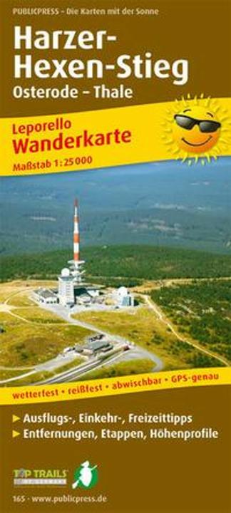 Produktbild Harzer Hexen Stieg 165 Hiking Map Gps