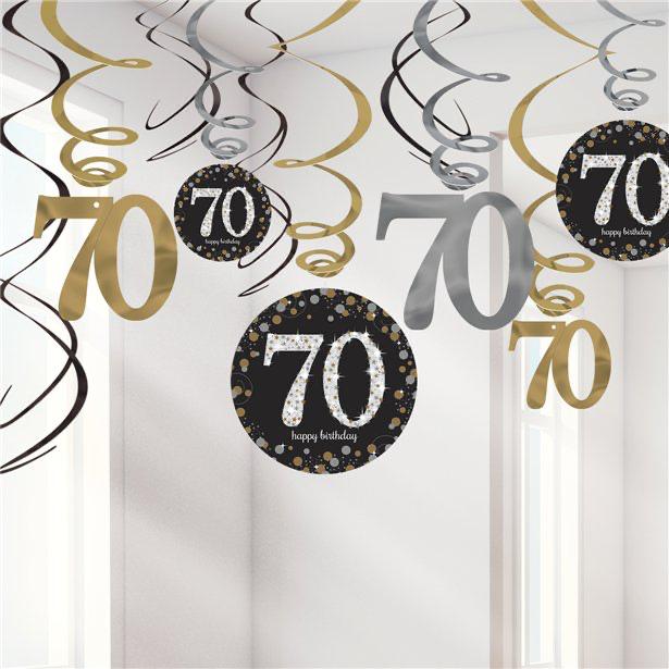 Image du produit Amscan Décorations 70 Ans "Joyeux Anniversaire