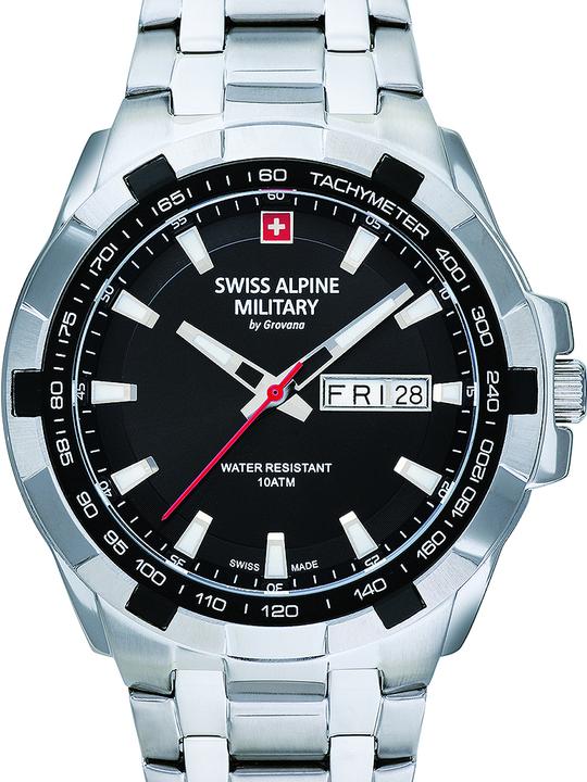 Produktbild Swiss Alpine Military 7043.1137 Day-Date 42mm 10ATM (Analoguhr, 42 mm)