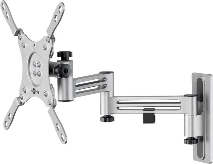 Produktbild Goobay TV-Wandhalterung Caravan FULLMOTION M, Silber (Wand, 43", 15 kg)