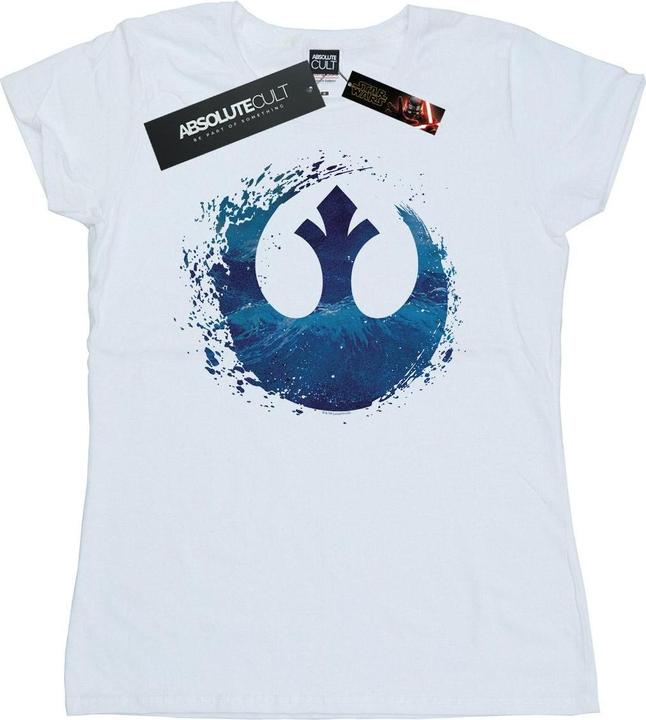 Star Wars The Rise Of Skywalker Resistance Symbol Wave TShirt (S)