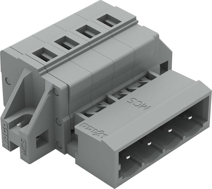 Actual product image Wago Male connector (standard) Number of poles Total 4 231-604/019-000 Pitch: 5 mm 50 pcs
