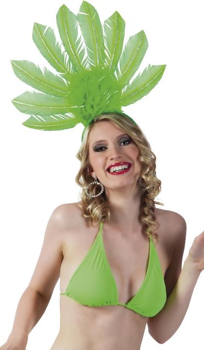 Immagine prodotto Boland Copricapo di piume di samba color neon: tiara (cerchio di capelli)