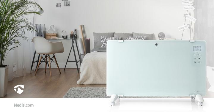 Produktbild Nedis HTPL20FWT Glasverkleidung Konvektor (2000 W)