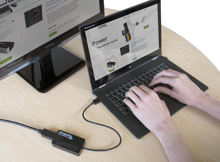 Produktbild Plugable USB 3.0 to DP UHD Video Adpt