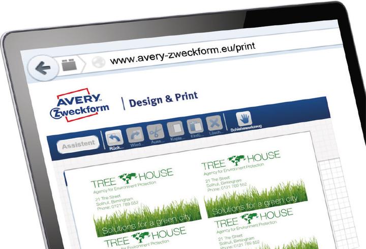 Actual product image Avery Superior Business Cards (200 g/m², 10 x, A4)
