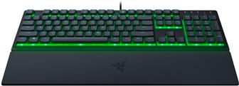 Image du produit Razer pour les jeux Ornata V3 X RGB LED lighting, US, avec câble, noir, Silent Membrane, Numeric Keypad (US, Filaire)