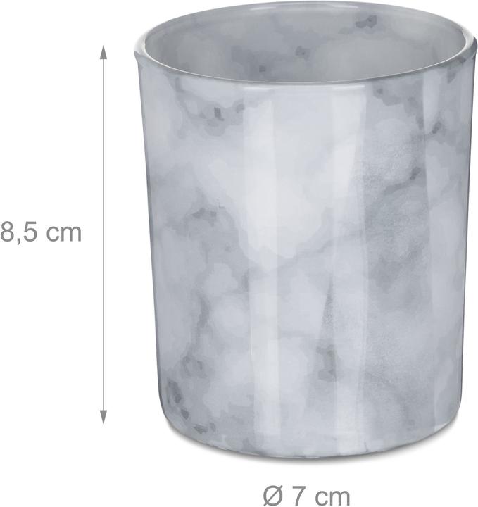 Immagine prodotto Relaxdays 12x vaso tealight (1 x, 7 x 7 x 8,5 cm)