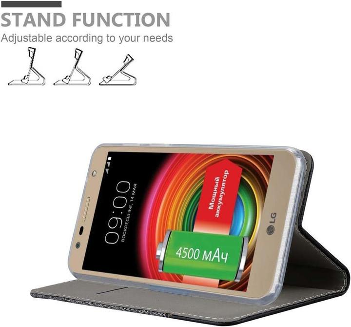 Actual product image Cadorabo Book Jeans Optics Cover (LG X Power 2)