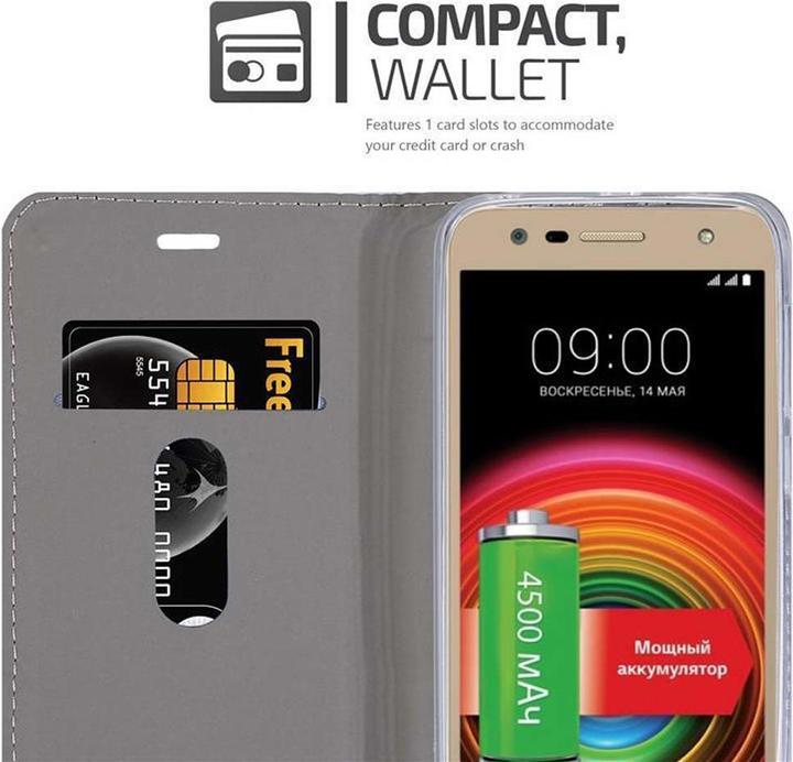Actual product image Cadorabo Book Jeans Optics Cover (LG X Power 2)