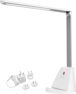 Rs Pro LED Kabellos aufladbare Schreibtischlampe USB mit Lampensockel, Arm starr, Kopf verstellbar b