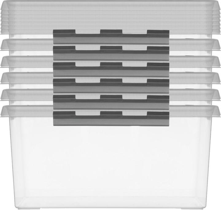 Produktbild Helit Aufbewahrungsbox the q-line (39 x 18 x 38 cm, 18 l)