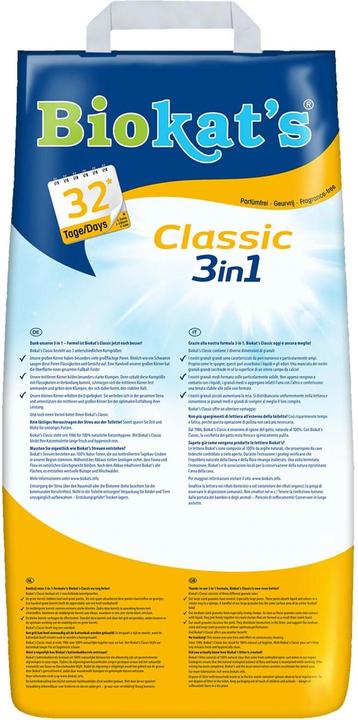 Actual product image Biokat's Classic 3in1 (10l) (Clumping, 10 kg)