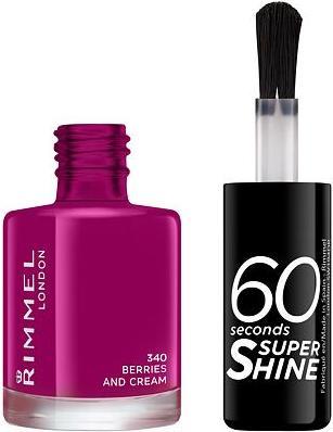 Image du produit Rimmel London 60 Seconds Super Shine (340 Baies et crème, Vernis couleur)