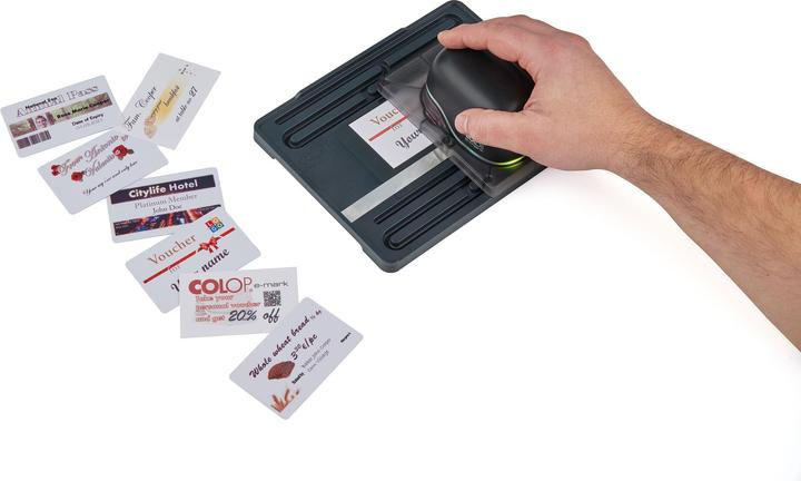 Produktbild Colop Etiketten PVC Karten 85.5 x 54 mm, 50 Stück