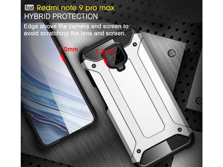 Produktbild Screenguard AdventureCase Xiaomi Redmi Note 9 Pro Hybrid Hülle (Xiaomi Redmi Note 9 Pro)