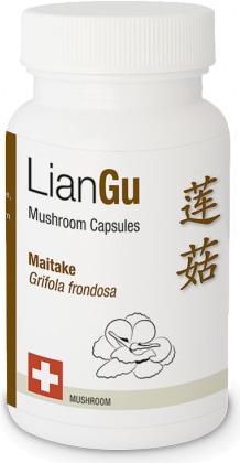 Actual product image Lian Maitake mushroom capsules 1 (180 Piece, Capsules, 147 g)