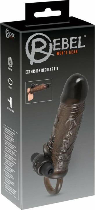 Rebel Étui pénien avec anneau testiculaire et Vibro-Bullet