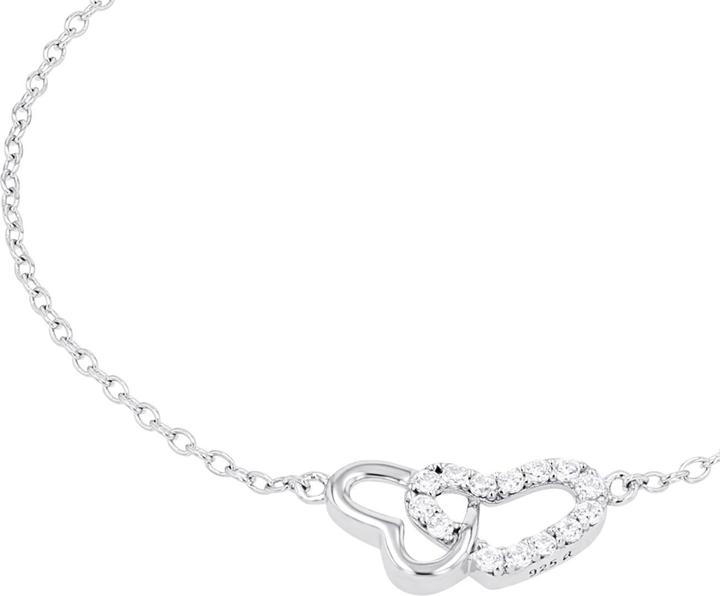zz_ArchivedByPCD_Amor Schmuck_zu_Amor Amor Armschmuck für Damen, 925 Sterling Silber, Zirkonia synth. | Herz (20 cm, Silber 925)