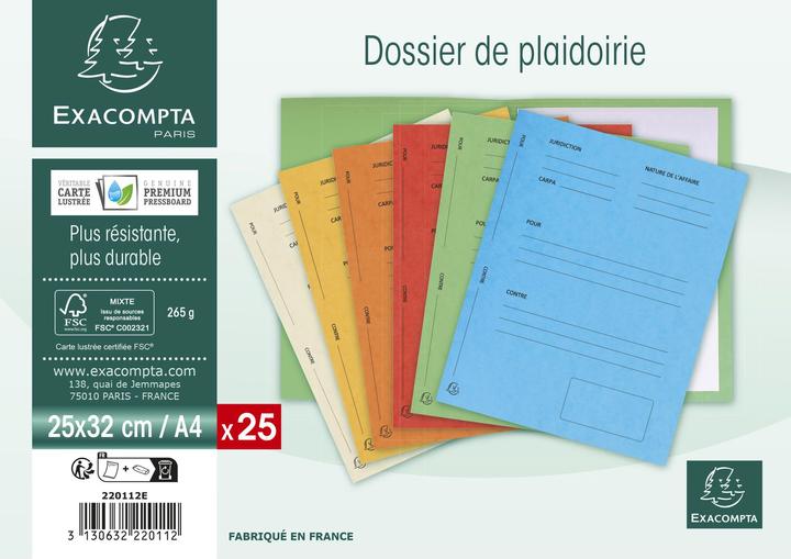 Image du produit Exacompta Fardes de classement - Couvertures de dossiers (25 x 32 cm, 25 x)