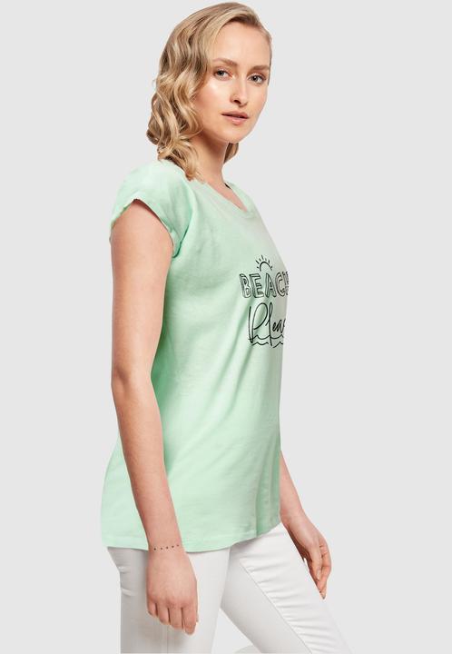 Actual product image Merchcode Ladies Beach Please Extended Shoulder Tee - 112615 (XL)
