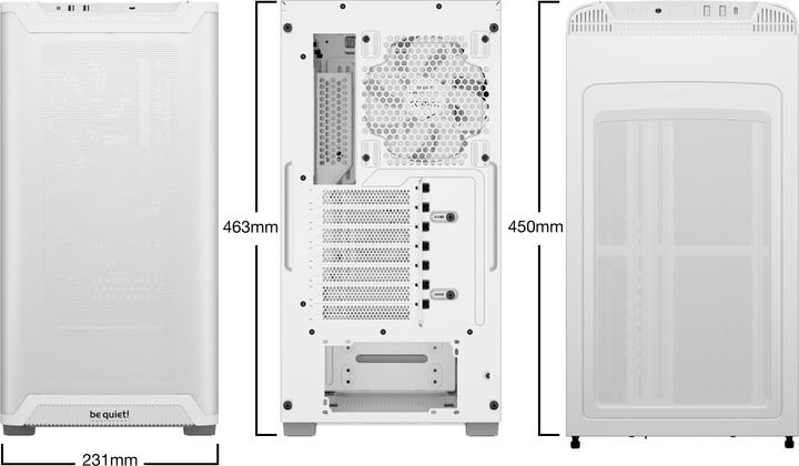Produktbild be quiet! Pure Base 501 (mATX, ATX, Mini-ITX)