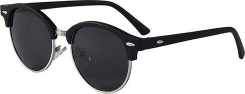 Bekos Klassische runde Browline-Sonnenbrille