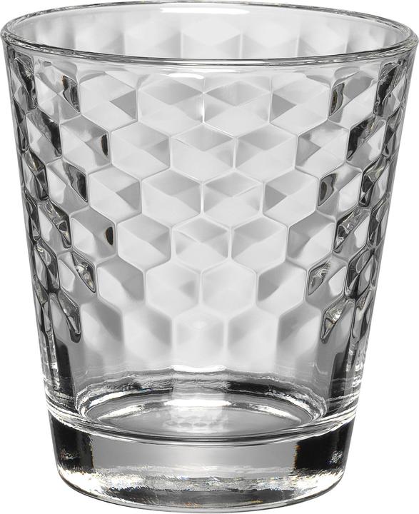 Produktbild WMF Wassergläser Set 4tlg Gläser 265ml Wabenmuster Kristallglas hitzebeständig (0.23 l, 4 x)