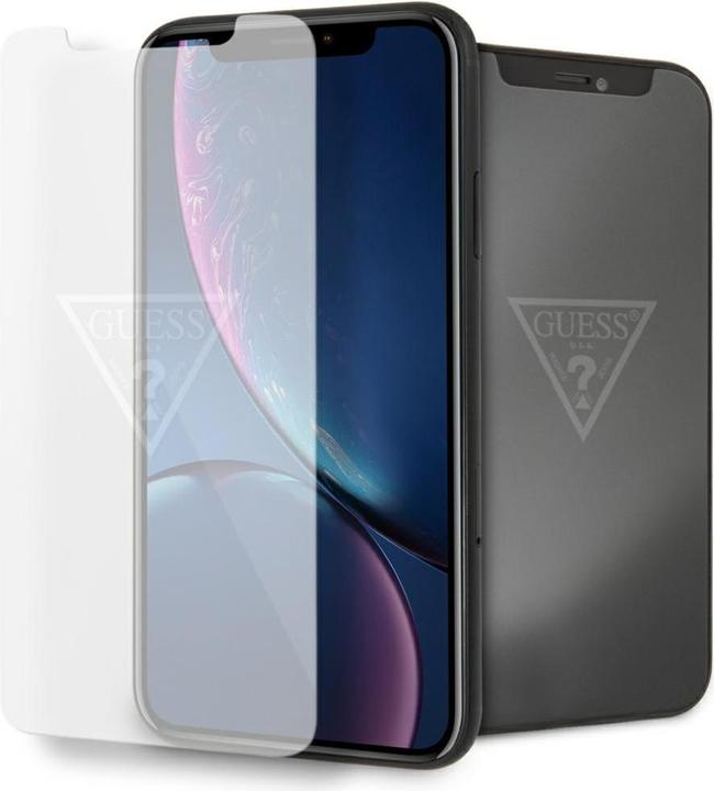 Guess szklo hartowane GUTGMI61TR iPhone Xr Invisible Logo