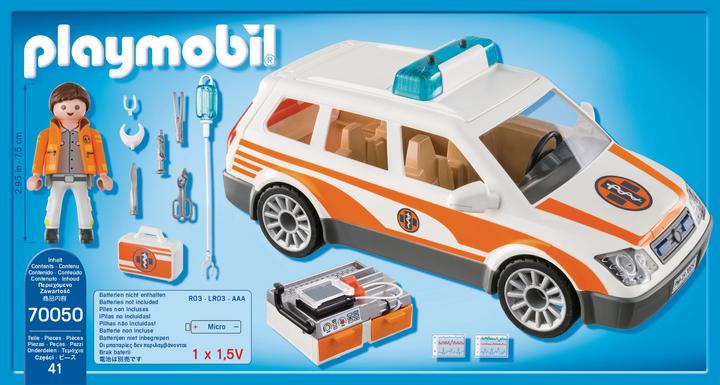 Produktbild Playmobil Notarzt-PKW (70050)