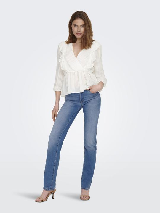 Actual product image Only Wrap-around ruffle top (XS)