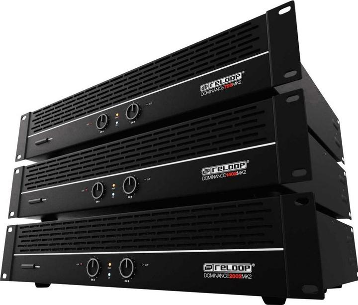 Actual product image reloop Dominance 702 MK2 power amplifier (Final stage)