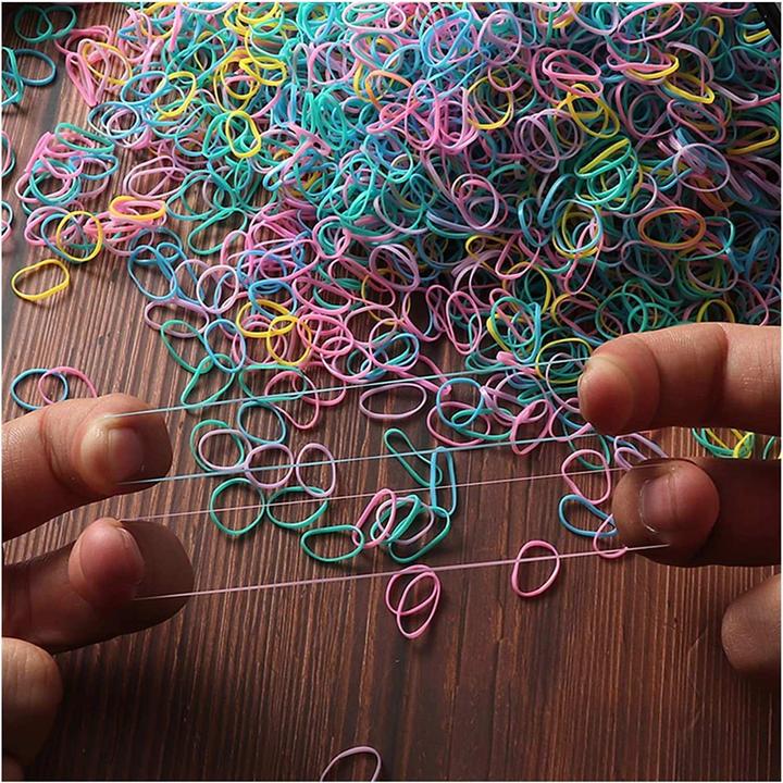 Immagine prodotto JTI 2000x fiocchi per capelli piccoli - colori diversi (Elastico per capelli)