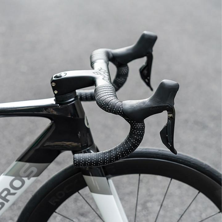 Actual product image Rockbros EVA Handlebar Tape Power Pattern - White