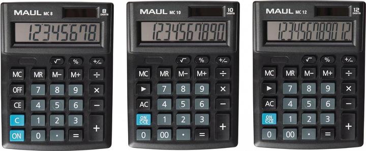 Actual product image Maul Calculator MC8 Black (Solar cells)