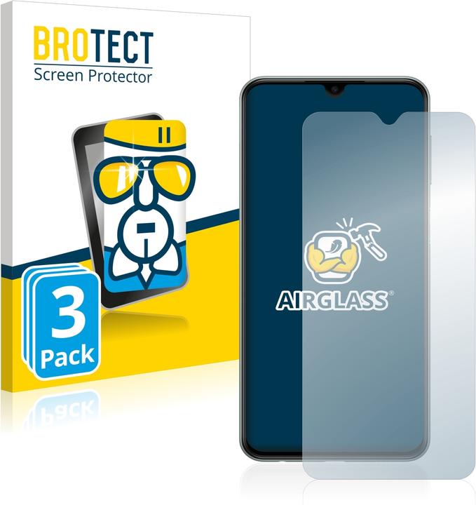 Actual product image BROTECT AirGlass Glass (3 Piece, Samsung Galaxy M33)