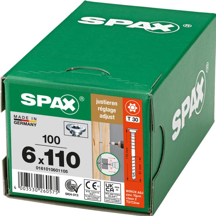 Produktbild Spax Justierschrauben (100 Schrauben pro Stück)