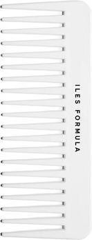 Actual product image Iles Formula Conditioner Distribution Comb Gentle Wide Tooth Hair Styling Tool - White