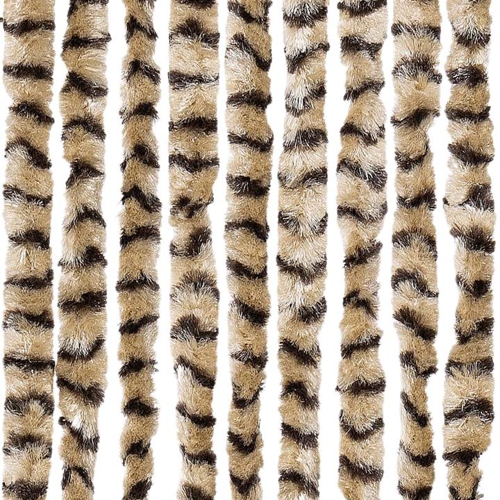 Produktbild VidaXL Fliegenvorhang Insektenschutz Türvorhang Fadenvorhang Beige Braun (56 x 200 cm)