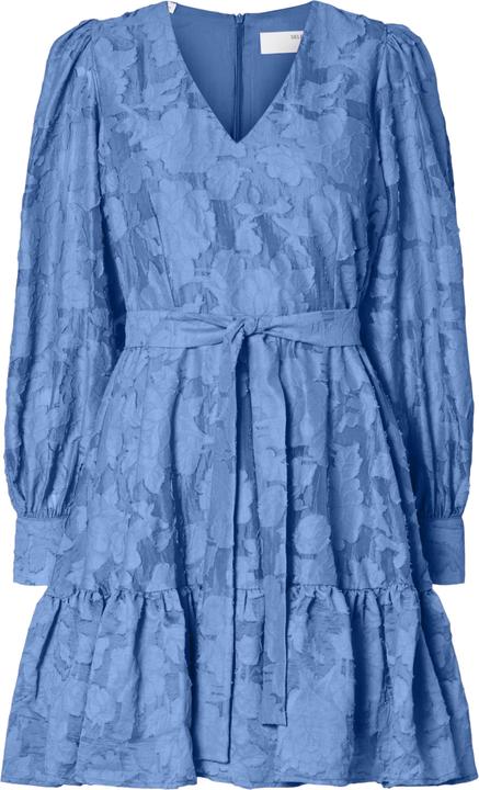 Selected Femme Geblümtes Langarm Minikleid (36)